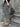 DISTRESSED SKULL BELT DENIM PANTS RAW HEM JEANS