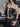 DISTRESSED TWO-PIECE SET WITH BLACK CUTOUT BANDEAU AND PANTS - L - Sweetheart Supplies