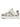 DISTRESSED WHITE PLATFORM SNEAKERS DESTRUCTION SERIES TASSEL