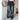 DISTRESSED WIDE-LEG DENIM CARGO PANTS FOR WOMEN - Sweetheart Supplies