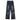 DISTRESSED WIDE-LEG DENIM CARGO PANTS FOR WOMEN