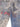 DISTRESSED WIDE LEG DENIM JEANS WITH COLORFUL PATTERNED DESIGN