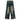 DISTRESSED WIDE-LEG JEANS WITH BELT FOR WOMEN