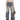 DISTRESSED WIDE-LEG JEANS WITH CUTOUTS VINTAGE BOYFRIEND STYLE