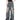 DISTRESSED WIDE-LEG JEANS WITH CUTOUTS VINTAGE BOYFRIEND STYLE