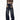 DISTRESSED WIDE-LEG JEANS WITH TAN POCKET FLAPS FOR CANYON TOWN COWBOY
