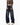 DISTRESSED WIDE-LEG JEANS WITH TAN POCKET FLAPS FOR CANYON TOWN COWBOY