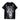 DOBERMAN DOG PRINT BLACK T-SHIRT LOOSE FIT SHORT SLEEVE