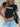 Y2K-Inspired "JUMP!" Crop Top T-Shirt