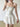 French-Style Pure White Lace Trim Slip Dress