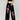 Sweet & Edgy Heart & Skull Print Jogger Pants
