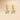 EAR NEEDLE IRON EXQUISITE BLUE STARFISH DESIGN