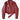 Red Faux Leather Moto Jacket