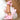 Stiletto Heel Sandals with Pink Bow Detail