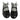 ELEGANT GRAY ANKLE SOCKS: BUTTON-UP COLLAR ANKLE SOCKS