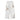 ELEGANT LACE-ACCENTED HIGH-WAISTED WHITE JEANS FOR WOMEN