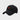 ELEGANT ROSE CAP WITH BLACK BASEBALL DESIGN AND RED ROSE DETAIL