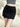 ELEGANT SATIN MINI SKIRT WITH BOW FOR PARTY WEAR - L - Sweetheart Supplies