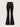 EMBELLISHED WAISTBAND FLARE PANTS Y2K STYLE