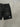 EMBROIDERED BLACK DENIM SHORTS REGULAR FIT