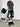 EMBROIDERED DENIM KNEE HIGH LOOSE FIT PANTS