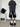 EMBROIDERED DENIM KNEE HIGH LOOSE FIT PANTS