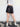 EMBROIDERED DENIM SHORTS GEOMETRIC PRINT SUMMER