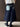 EMBROIDERED DENIM TOP SPRING FALL THREE QUARTER