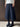 EMBROIDERED DENIM TOP SPRING FALL THREE QUARTER