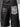 EMBROIDERED KNEE HIGH DENIM OPERATION SOCKS
