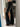 EMBROIDERED NON-STRETCH DENIM FLARE LEG PANTS FOR ALL SEASONS