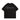 EMBROIDERED STAR TEE BLACK KNIT FABRIC CREW NECK SILHOUETTE