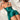 EMERALD GREEN SATIN SLIP DRESS NIGHTIE