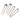 ENAMEL HAIR FORKS PETITE ORNAMENTS MINIMALIST AESTHETIC HAIR FOUR PIECE