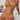 ETHNIC PRINT TWO-PIECE SWIMSUIT ORANGE PRINTED SWIMSUIT