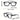 EYEGLASS SET: VISION FOUR CLEAR LENS GLASSES