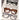 EYEGLASS SET: VISION FOUR CLEAR LENS GLASSES