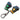 2pcs, Boxing Pair Metal Keychain