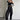 Color-block zipper pullover set