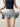 High-Waisted Ruched Skirt
