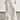 White Wide-Leg Pants with Ruched Hem