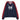 Navy Blue Graphic V-Neck Long Sleeve Sweatshirt