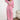 Y2K Style Pink Zip-Up Hoodie and Pants Set