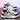 FASHION SNEAKERS BLUE WHITE LACE-UP CASUAL