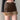 FAUX-FUR-TRIMMED MINISKIRT - SLIM FIT HIP POP STYLE