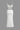 FITTED JERSEY RIBBED DRESS - WHITE FLOOR-LENGTH RIBBED DRESS