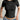 FITTED SHORT-SLEEVE TOP - BLACK CREW NECK WITH HIGH ELASTICITY
