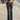 FLARED DENIM JEANS WITH BACK POCKET EMBROIDERY MEDIUM STRETCH SOLID COLOR