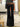 FLARED PANTS WITH LEOPARD PRINT WAISTBAND AND INSERT