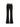 FLARED PANTS WITH LEOPARD PRINT WAISTBAND AND INSERT